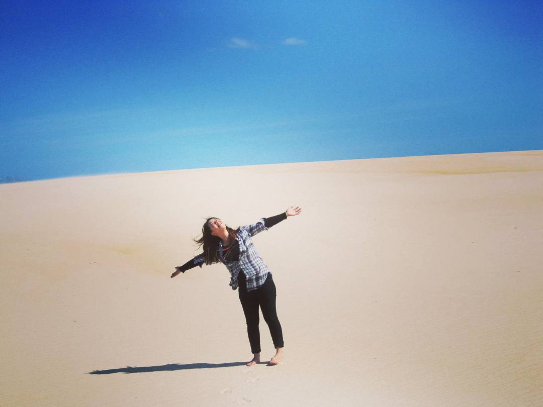 sand dunes in Tasmania