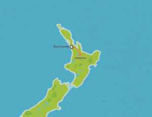 Route map for 1 Day Bay of Islands Tour