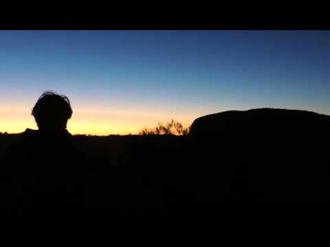 Harmonica and Sunrise at Uluru