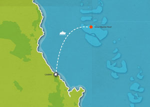 Route map for 3 Day Byron Bay Nature Package