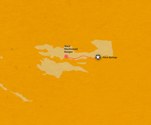 Route map for Hot Air Balloon Flight