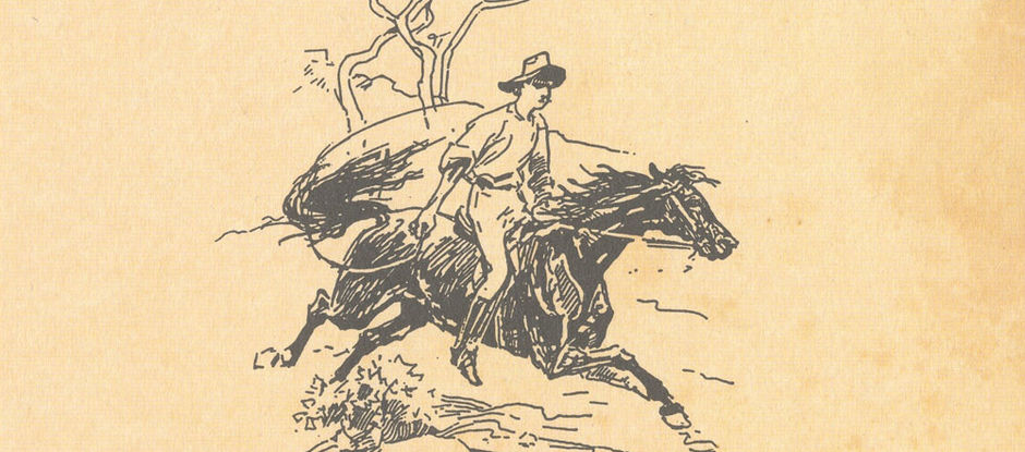 Sketch of A.B Banjo Paterson (1864 - 1941) used by the Reserve Bank of Australia.