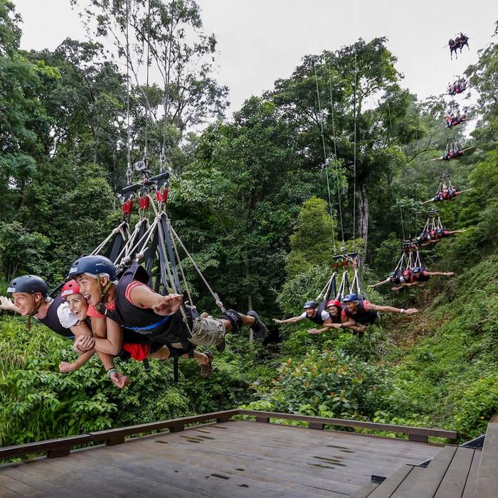 Skypark by AJ Hackett Giant Swing with Media