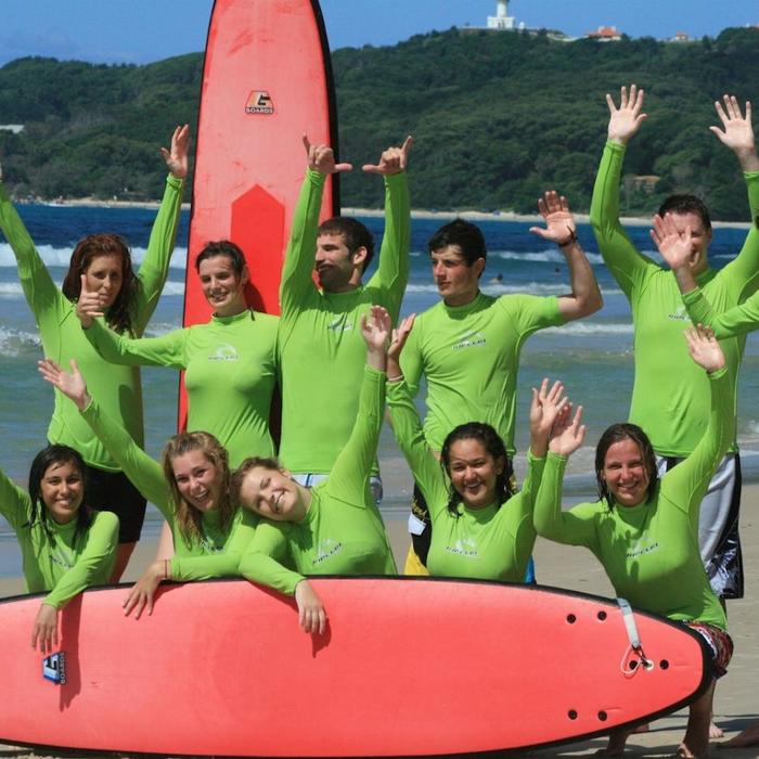 Byron Bay Surf School Plan A - Group Surf Lesson