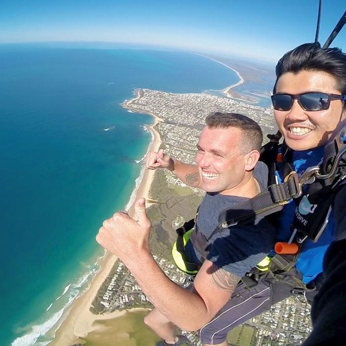 SKYONE Sunshine Coast Tandem Skydive with Beach Landing