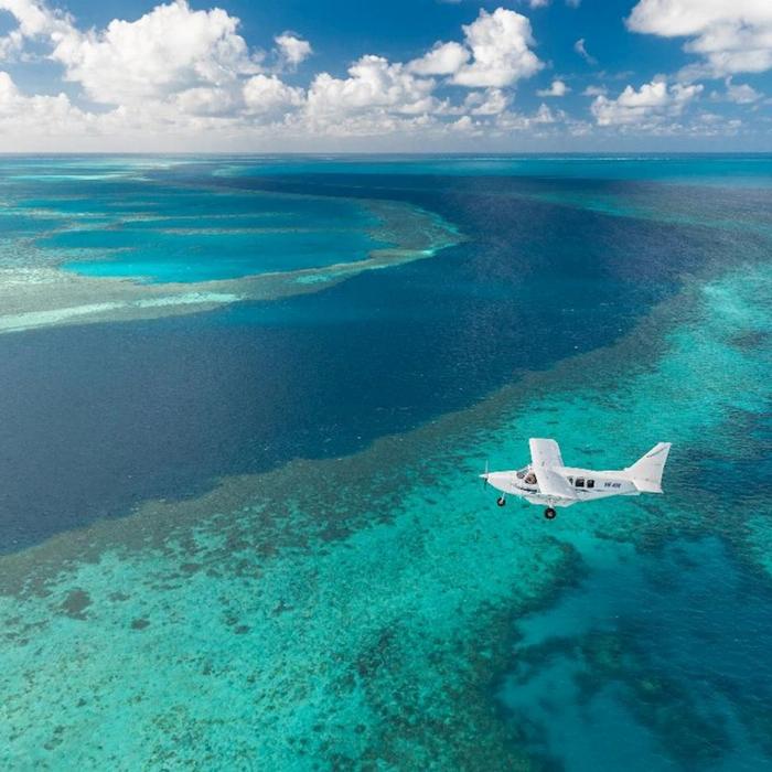 Ocean Rafting 60 Min Scenic Flight | Whitehaven Beach, Hill Inlet, GBR and Heart Reef