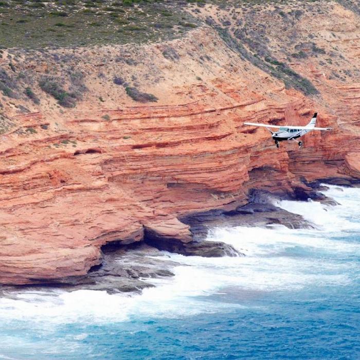 Kalbarri Scenic Flights Abrolhos Islands, Pink Lake & Gorges Grand Flight