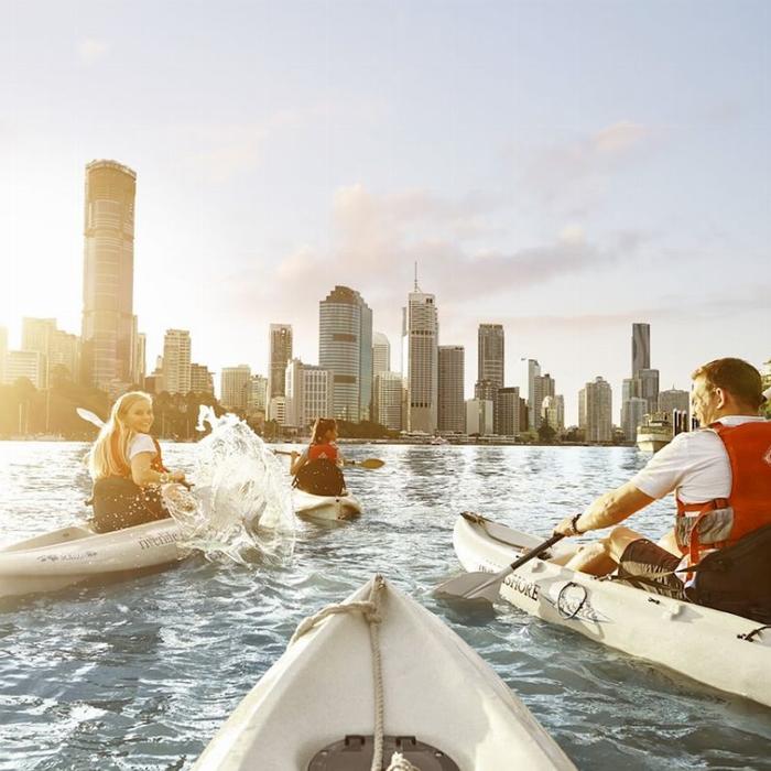 Riverlife Twilight Kayak Tour of Brisbane River