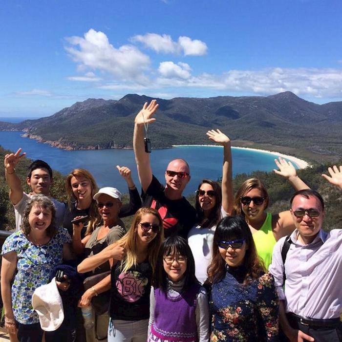 Tours Tasmania Wineglass Bay Beach Hike Active Day Tour