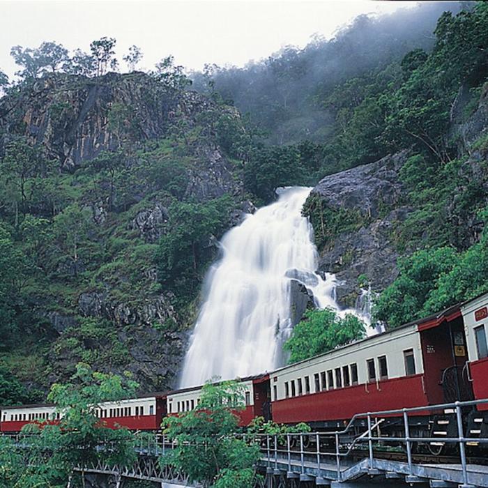 Down Under Tours Kuranda Self Drive: Scenic Rail Q-0950 and Skyrail S-1245
