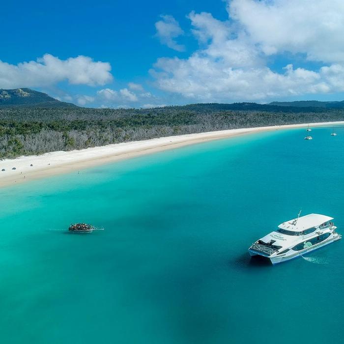 Cruise Whitsundays Whitehaven Beach Afternoon Tour departing Port of Airlie