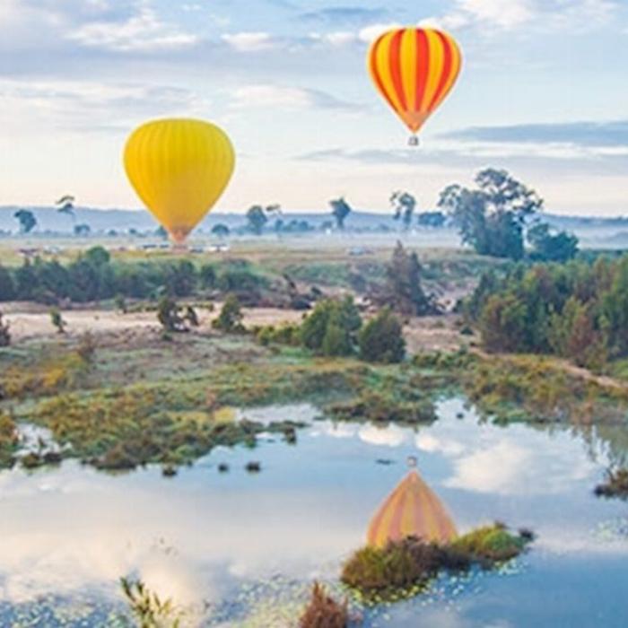 Hot Air Balloon Gold Coast Classic Ballooning with vineyard breakfast and return transfers