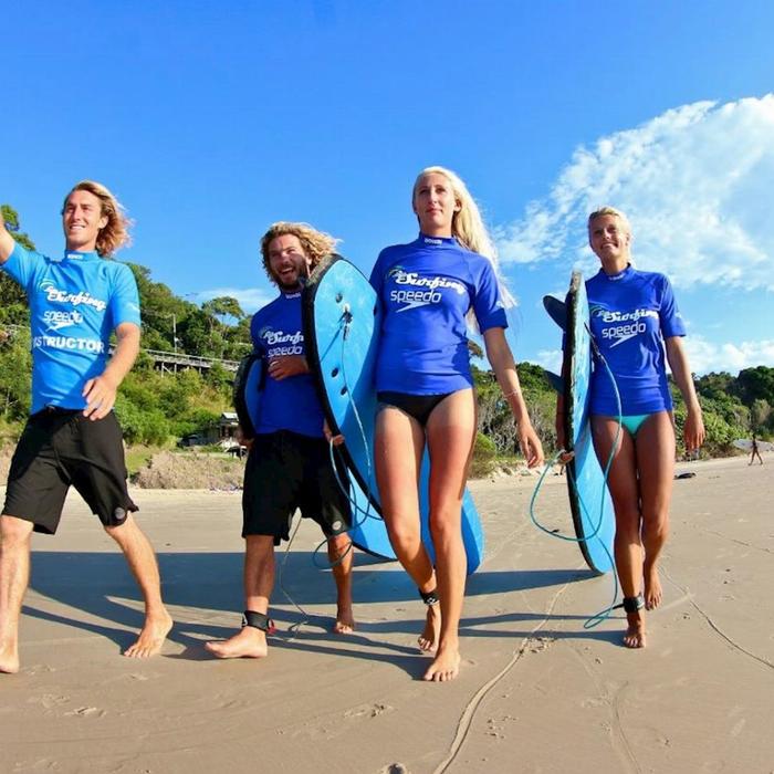 Let's Go Surfing Byron Surf Lesson