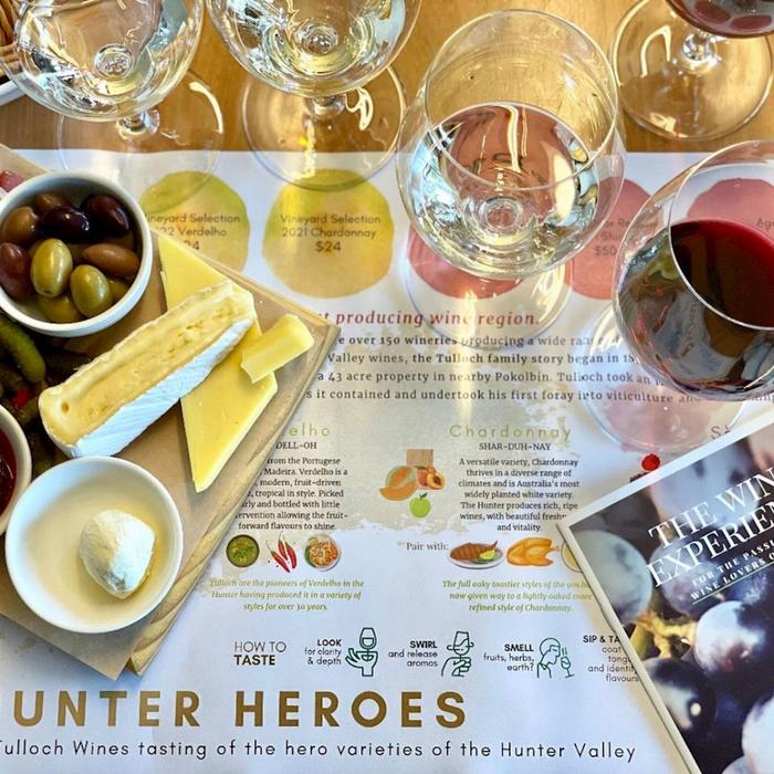 Tulloch Wines - Hunter Heroes Wine Tasting Experience with Local Cheese and Charcuterie