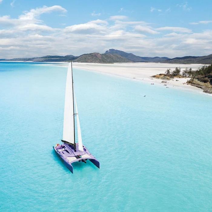 Cruise Whitsundays Camira Sailing Adventure departing Port of Airlie (Family 2A/2C)