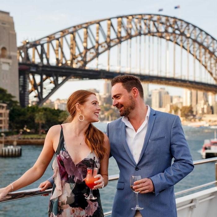 Captain Cook Cruises Sydney: Sunset Premium Dinner Cruise (4-Course) - Window Seat