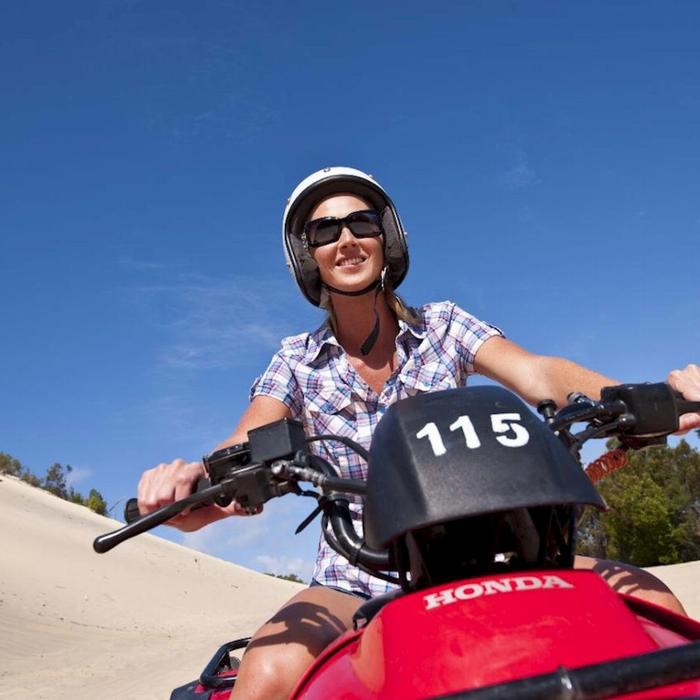 Tangalooma Island Resort - ATV Quad Bike Day Cruise with Dolphin Feeding