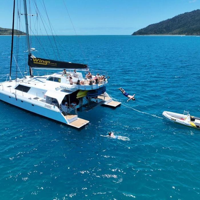 Wings Sailing Charters Whitsundays A Whitsunday Islands Sail, SUP & Snorkel Day Tour- small group