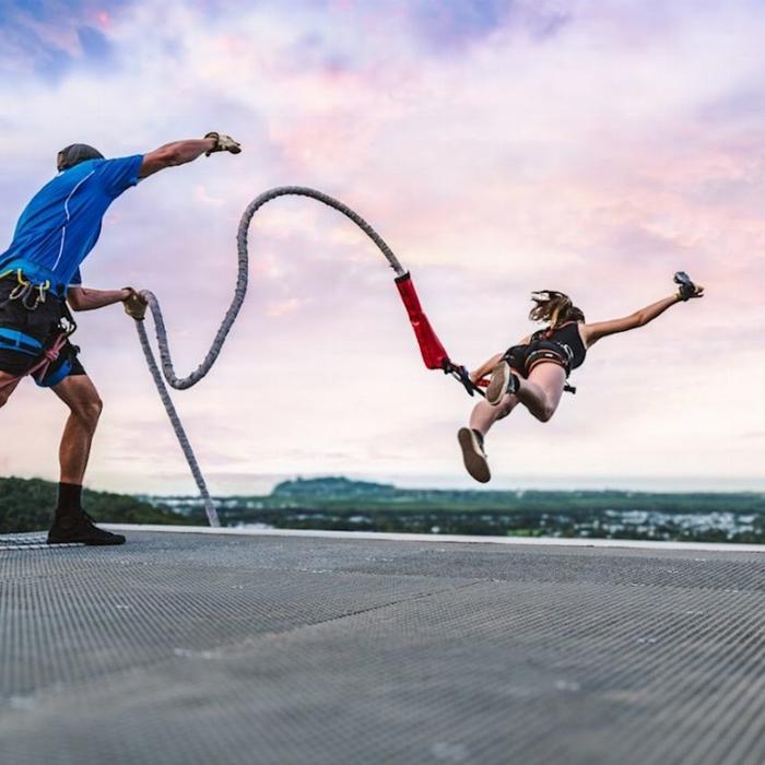 Skypark by AJ Hackett Bungy Roof Jump Package with Media