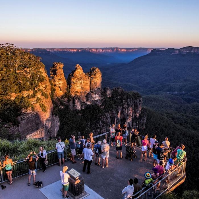 Wildlife Tours Australia Blue Mountains Sunset Waterfalls Tour - Sydney