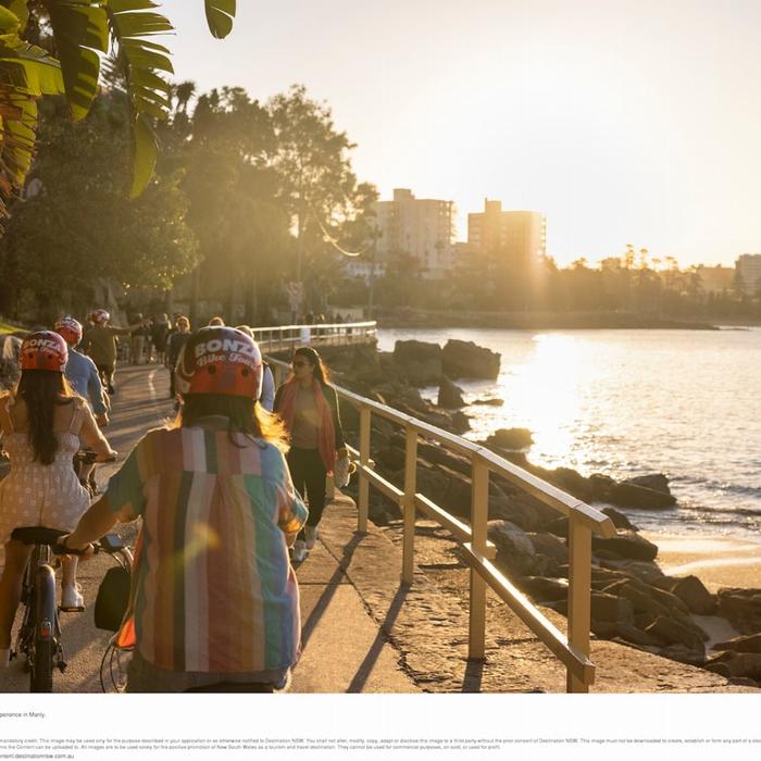 Bonza Bike Tours Manly Beach and Sunset Cruise