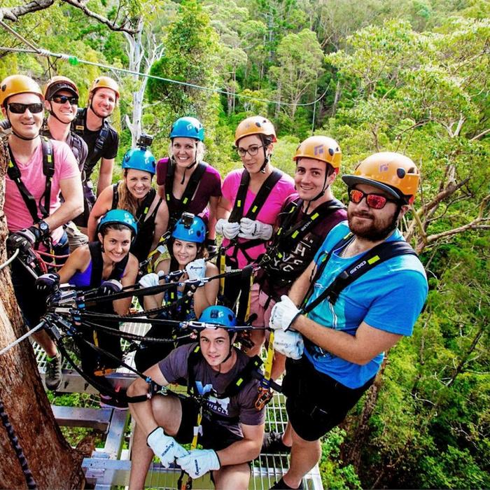 TreeTop Challenge Canyon Flyer - Guided Zipline Tour Tamborine