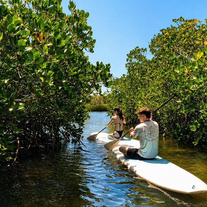Epic Ocean Adventures Noosa Stand Up Paddle & Mangrove Tunnel Tour - (Self Guided)