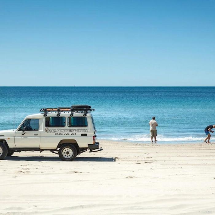 G'day Adventure Tours Bribie Island 4WD, Kayak, Beach & Bunker tour