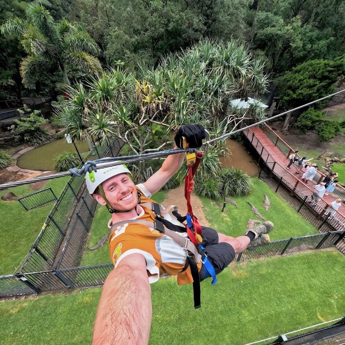 TreeTop Challenge Experience Pass Currumbin Wildlife Sanctuary + High Ropes Adventure
