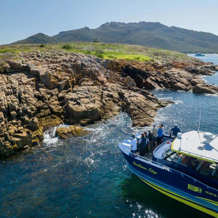 Pennicott Wilderness Journeys Freycinet Aqua Express Hazards Beach and Wineglass Bay Half Day Trip