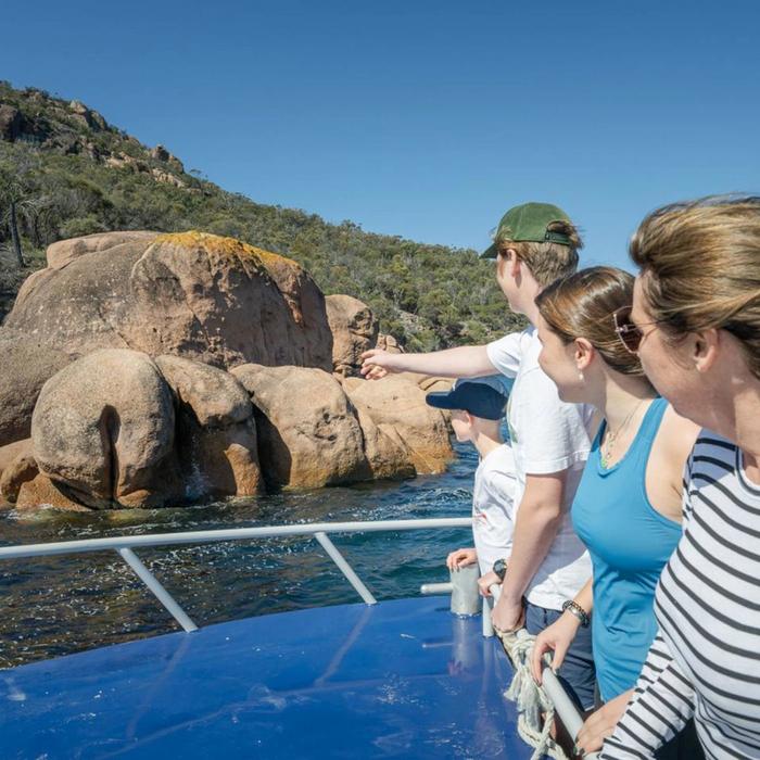 Pennicott Wilderness Journeys Freycinet Aqua Express Hazards Beach and Wineglass Bay Half Day Trip
