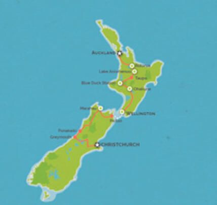 11 Day Auckland to Christchurch