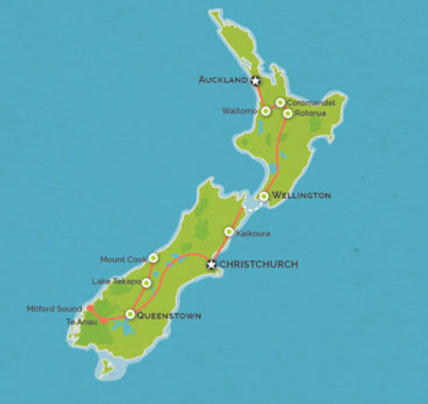 13 Days Auckland to Queenstown Experience