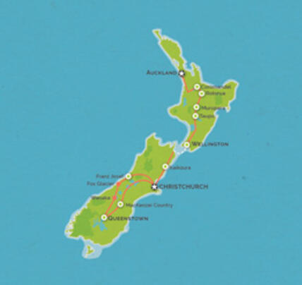 18 Day Auckland to Christchurch