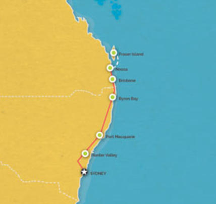 8 Days Sydney to Brisbane Tour