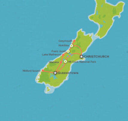 9 Day Christchurch to Christchurch