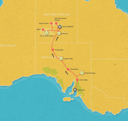 8 Day Adelaide to Uluru Tour