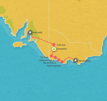 2 Day Melbourne to Adelaide Tour