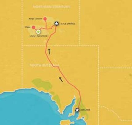 5 Day Adelaide to Uluru