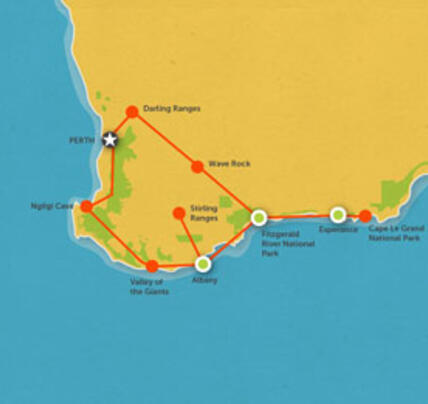 6 Day Margaret River & Esperance Tour