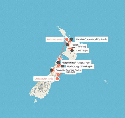 14 Day New Zealand Adventurer Tour