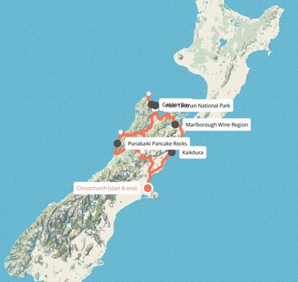 7 Day Southern Loop Tour