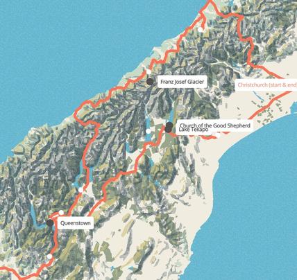 8 Day South Island Westbound