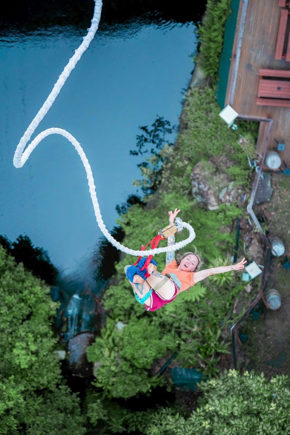 Skypark by AJ Hackett Bungy Jump + Giant Swing Combo with Media