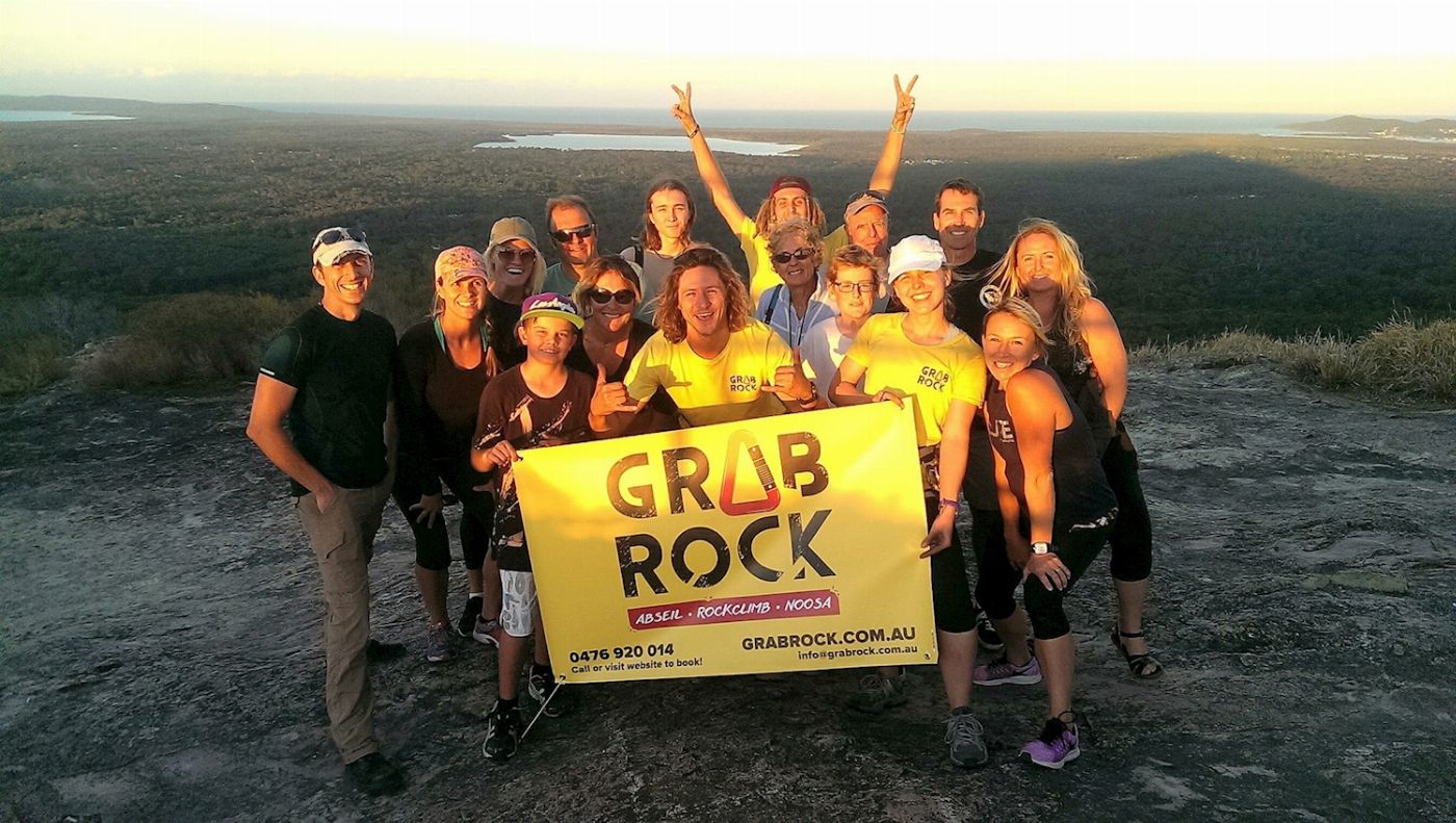 Grab Rock Noosa Sunset Abseiling