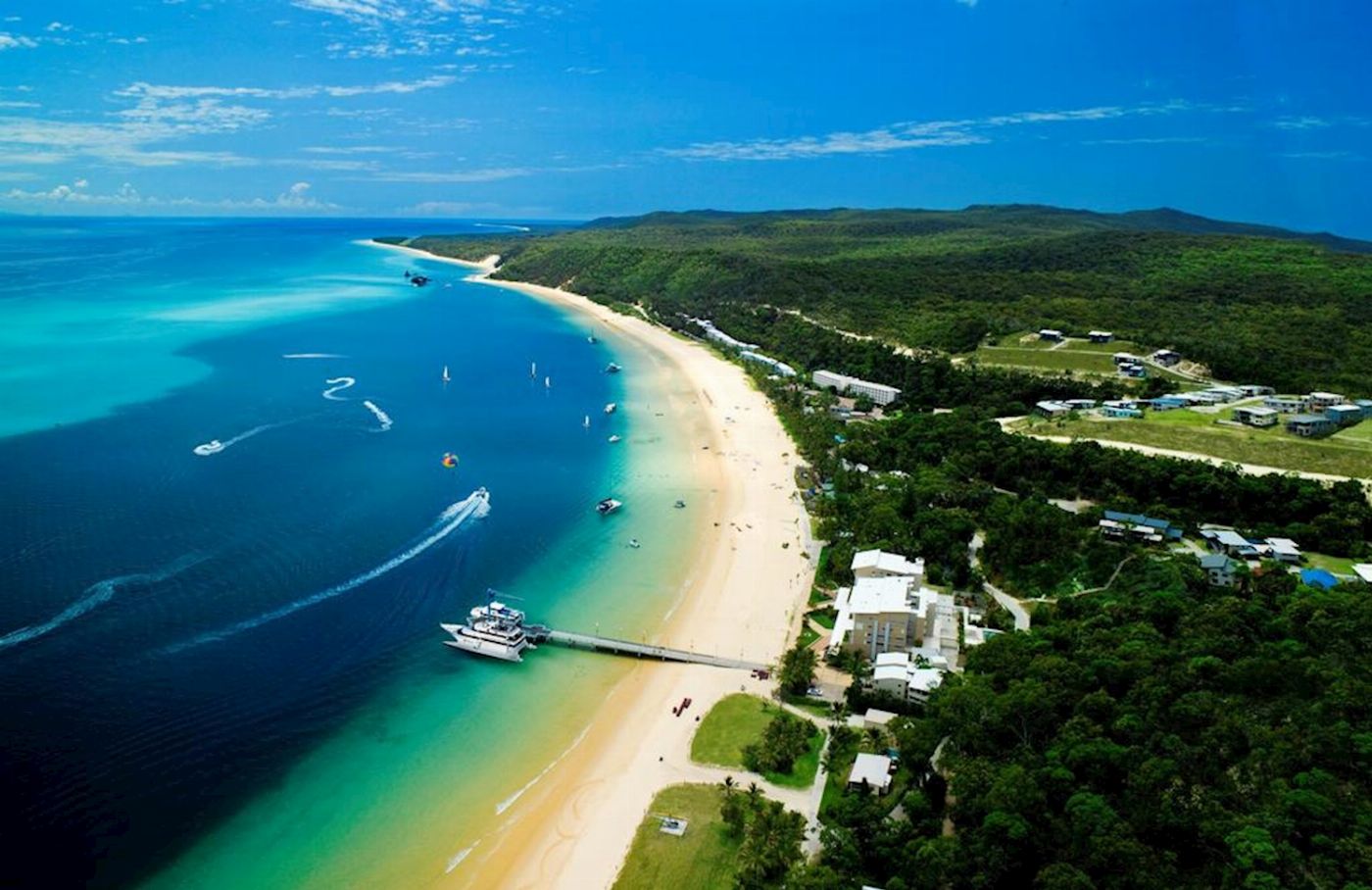 Tangalooma Island Resort - Desert Safari Day Cruise with Dolphin Feeding