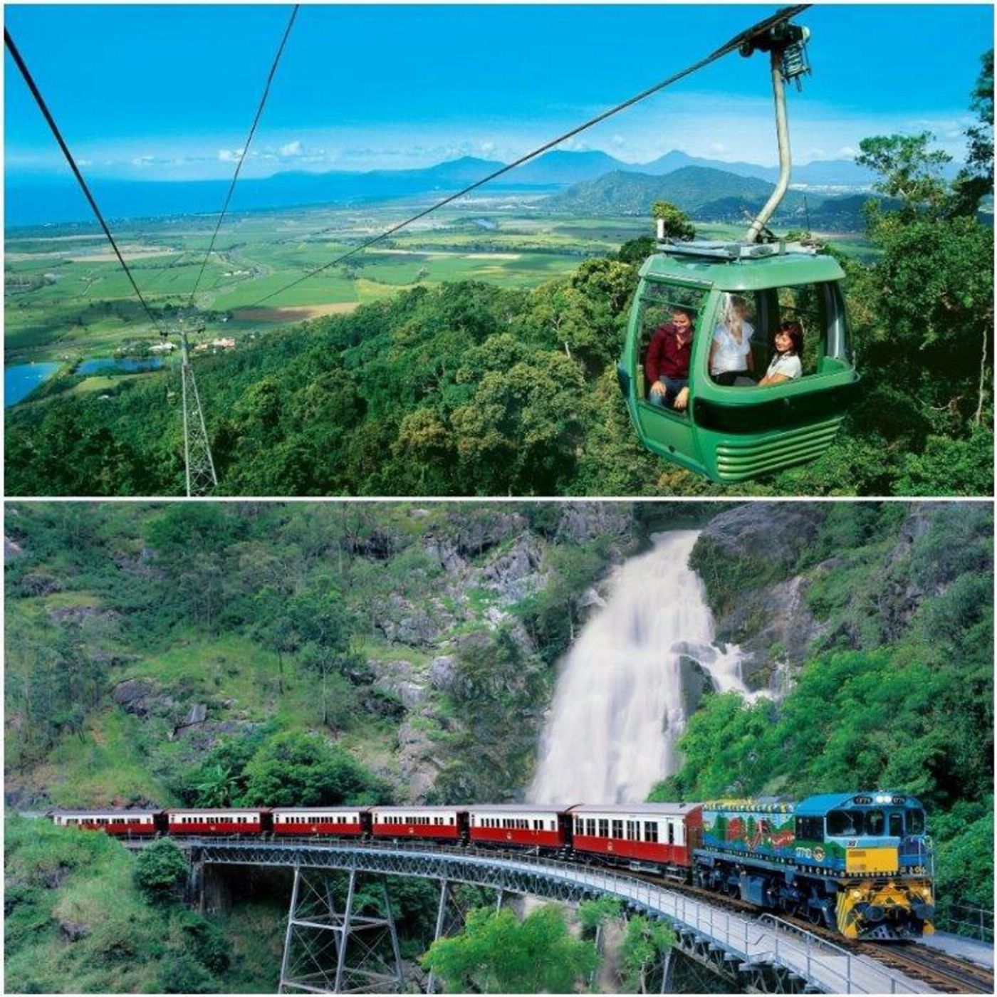 Kuranda & Outback Tours Kuranda Scenic Train & Skyrail Cableway