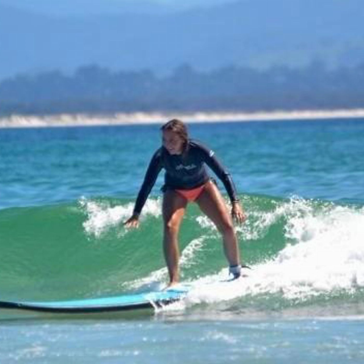Blackdog Surfing Out the Back