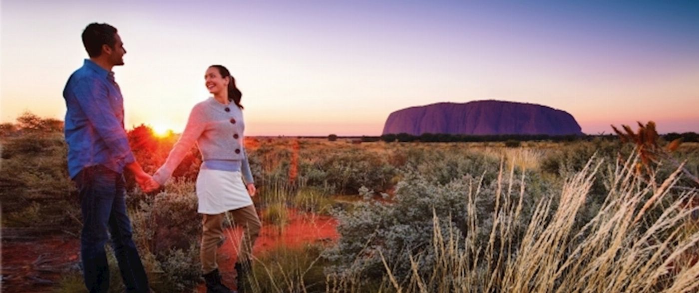 AAT Kings Uluru Sunrise and Field of Light