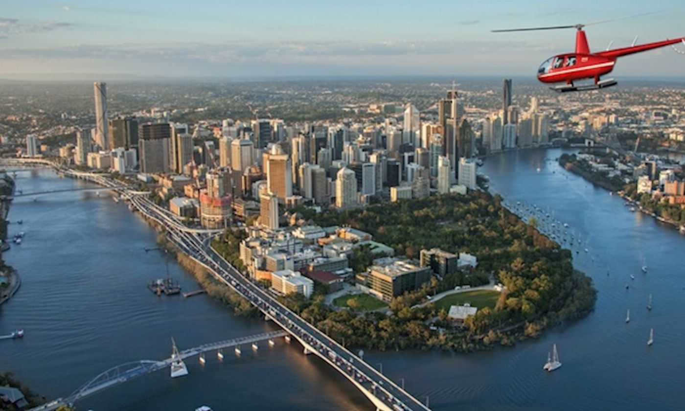 Air Share Brisbane City Helicopter Flight